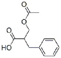 MC84117 Benzenepropanoic acid, -alpha--[(acetyloxy)methyl]- (9CI) 187610-68-0 Benzenepropanoic acid, -alpha--[(acetyloxy)methyl]- (9CI)