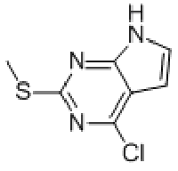 MC73856 5-chloro-3-methylsulfanyl-2,4,9-triazabicyclo[4.3.0]nona-2,4,7,10-tetraene 57564-94-0 4-氯-2-(甲硫基)-7H-吡咯并[2,3-D]嘧啶