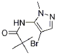 MC75260 N-(4-bromo-1-methyl-1H-pyrazol-5-yl)-2,2-dimethylpropanamide 679394-11-7 5-特戊酰胺基-3-溴-1-甲基吡唑