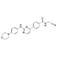 MC40522  N-(氰基甲基)-4-[2-[[4-(4-吗啉基)苯基]氨基]-4-嘧啶基]苯甲酰胺  [1056634-68-4]