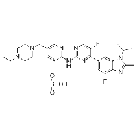 MC80203 LY2835219 1231930-82-7 2-Pyrimidinamine, N-[5-[(4-ethyl-1-piperazinyl)methyl]-2-pyridinyl]-5-fluoro-4-[4-fluoro-2-methyl-1-(1-methylethyl)-1H-benzimida