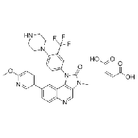 MC80217 BGT226 (NVP-BGT226) 1245537-68-1 8-(6-methoxypyridin-3-yl)-3-methyl-1-(4-(piperazin-1-yl)-3-(trifluoromethyl)phenyl)-1H-imidazo[4,5-c]quinolin-2(3H)-one Maleic a