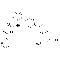 MC82913 AM095 1345614-59-6 4'-[3-甲基-4-[[[(1R)-1-苯基乙氧基]羰基]氨基]-5-异恶唑基]联苯-4-乙酸钠盐
