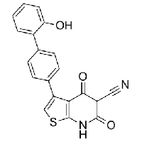 MC80983 4-Hydroxy-3-(2'-hydroxy-1,1'-biphenyl-4-yl)-6-oxo-6,7-dihydrothieno[2,3-b]pyridine-5-carbonitrile 844499-71-4 4-羟基-3-(2'-羟基-1,1'-联苯-4-基)-6-氧代-6,7-二氢噻吩并[2,3-B]吡啶-5-甲腈