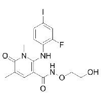 MC81035 AZD8330 869357-68-6 2-(2-fluoro-4-iodophenylamino)-N-(2-hydroxyethoxy)-1,5-dimethyl-6-oxo-1,6-dihydropyridine-3-carboxamide