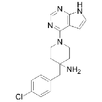 MC81062 CCT128930 885499-61-6 4-(4-chlorobenzyl)-1-(7H-pyrrolo[2,3-d]pyrimidin-4-yl)piperidin-4-amine
