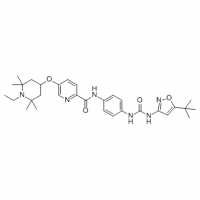 MC82943 AC710 1351522-04-7 N-[4-[[[[5-(叔丁基)-3-异恶唑基]氨基]羰基]氨基]苯基]-5-[(1-乙基-2,2,6,6-四甲基-4-哌啶基)氧基]-2-吡啶甲酰胺