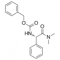 MC85241 Carbamic acid, N-[(1S)-2-(dimethylamino)-2-oxo-1-phenylethyl]-, phenylmethyl ester 394734-93-1 Carbamic acid, N-[(1S)-2-(dimethylamino)-2-oxo-1-phenylethyl]-, phenylmethyl ester
