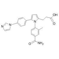 MC80170 N6022 1208315-24-5 1-[4-(Aminocarbonyl)-2-methylphenyl]-5-[4-(1H-imidazol-1-yl)phenyl]-1H-pyrrole-2-propanoic acid