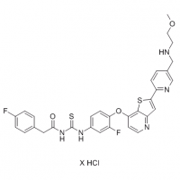 MC82022 Glesatinib (hydrochloride) 1123838-51-6 Glesatinib (hydrochloride)