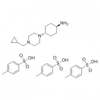 MC83031 Cyclohexanamine, 4-[4-(cyclopropylmethyl)-1-piperazinyl]-, trans-, 4-methylbenzenesulfonate (1:3) 1373498-25-9 Cyclohexanamine, 4-[4-(cyclopropylmethyl)-1-piperazinyl]-, trans-, 4-methylbenzenesulfonate (1:3)