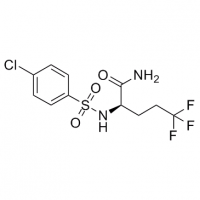 MC82103 Pentanamide, 2-[[(4-chlorophenyl)sulfonyl]amino]-5,5,5-trifluoro-, (2R)- 1146699-67-3 Pentanamide, 2-[[(4-chlorophenyl)sulfonyl]amino]-5,5,5-trifluoro-, (2R)-