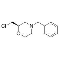 MC84098 Morpholine, 2-(chloromethyl)-4-(phenylmethyl)-, (R)- 186293-54-9 Morpholine, 2-(chloromethyl)-4-(phenylmethyl)-, (R)-