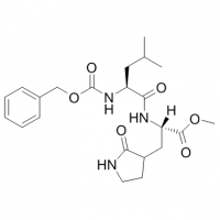 MC82940 L-Alanine, N-[(phenylmethoxy)carbonyl]-L-leucyl-3-(2-oxo-3-pyrrolidinyl)-, methyl ester 1350624-48-4 L-Alanine, N-[(phenylmethoxy)carbonyl]-L-leucyl-3-(2-oxo-3-pyrrolidinyl)-, methyl ester
