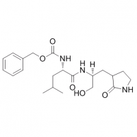 MC82873 Carbamic acid, N-[(1S)-1-[[[(1S)-1-(hydroxymethyl)-2-(2-oxo-3-pyrrolidinyl)ethyl]amino]carbonyl]-3-methylbutyl]-, phenylmethyl ester 1333231-43-8 Carbamic acid, N-[(1S)-1-[[[(1S)-1-(hydroxymethyl)-2-(2-oxo-3-pyrrolidinyl)ethyl]amino]carbonyl]-3-me