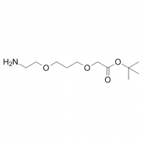 MC84198 Acetic acid, 2-[3-(2-aminoethoxy)propoxy]-, 1,1-dimethylethyl ester 1948273-09-3 Acetic acid, 2-[3-(2-aminoethoxy)propoxy]-, 1,1-dimethylethyl ester