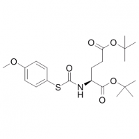 MC84169 Glutamic acid, N-[[(4-methoxyphenyl)thio]carbonyl]-, bis(1,1-dimethylethyl) ester 192203-59-1 Glutamic acid, N-[[(4-methoxyphenyl)thio]carbonyl]-, bis(1,1-dimethylethyl) ester