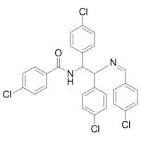 MC82124 Benzamide, N-[1,2-bis(4-chlorophenyl)-2-[[(4-chlorophenyl)methylene]amino]ethyl]-4-chloro- 115294-32-1 Benzamide, N-[1,2-bis(4-chlorophenyl)-2-[[(4-chlorophenyl)methylene]amino]ethyl]-4-chloro-