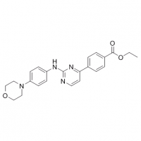 MC81847 ethyl 4-(2-(4-morpholinophenylamino)pyrimidin-4-yl)benzoate 1056634-62-8 ethyl 4-(2-(4-morpholinophenylamino)pyrimidin-4-yl)benzoate