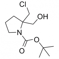 MC83196 tert-butyl 2-(chloromethyl)-2-(hydroxymethyl)pyrrolidine-1-carboxylate 1415564-60-1 tert-butyl 2-(chloromethyl)-2-(hydroxymethyl)pyrrolidine-1-carboxylate
