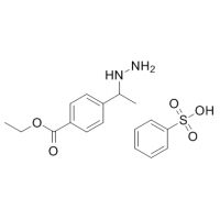 MC83201 ethyl 4-(1-hydrazinylethyl)benzoate benzenesulfonate 1415565-11-5 ethyl 4-(1-hydrazinylethyl)benzoate benzenesulfonate