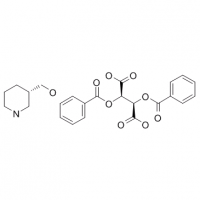 MC85063 Butanedioic acid, 2,3-bis(benzoyloxy)-, (2R,3R)-(3S)-compd. with 3-piperidinemethanol (1:1) 355375-62-1 Butanedioic acid, 2,3-bis(benzoyloxy)-, (2R,3R)-(3S)-compd. with 3-piperidinemethanol (1:1)