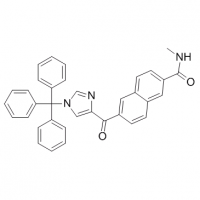 MC84995 N-methyl-6-(1-trityl-1H-imidazole-4-carbonyl)-2-naphthamide 337521-39-8 N-methyl-6-(1-trityl-1H-imidazole-4-carbonyl)-2-naphthamide