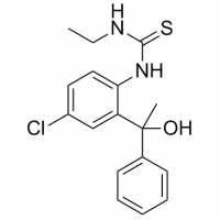 MC84447 Thiourea, N-[4-chloro-2-(1-hydroxy-1-phenylethyl)phenyl]-N'-ethyl- 21740-97-6 Thiourea, N-[4-chloro-2-(1-hydroxy-1-phenylethyl)phenyl]-N'-ethyl-