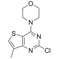 MC85053 Thieno[3,2-d]pyrimidine, 2-chloro-7-methyl-4-(4-morpholinyl)- 35265-88-4 Thieno[3,2-d]pyrimidine, 2-chloro-7-methyl-4-(4-morpholinyl)-
