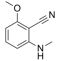 MC82866 Benzonitrile, 2-methoxy-6-(methylamino)- 1332581-19-7 Benzonitrile, 2-methoxy-6-(methylamino)-