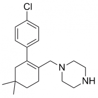 MC82469 Piperazine, 1-[[2-(4-chlorophenyl)-4,4-dimethyl-1-cyclohexen-1-yl]methyl]- 1228780-72-0 Piperazine, 1-[[2-(4-chlorophenyl)-4,4-dimethyl-1-cyclohexen-1-yl]methyl]-