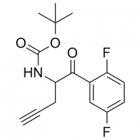 MC82184 tert-Butyl [1-(2,5-difluorophenyl)-1-oxo-4-pentyn-2-yl]carbamate 1172623-96-9 tert-Butyl [1-(2,5-difluorophenyl)-1-oxo-4-pentyn-2-yl]carbamate