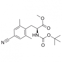 MC82450 L-Phenylalanine, 4-cyano-N-[(1,1-dimethylethoxy)carbonyl]-2,6-dimethyl-, methyl ester 1227311-10-5 L-Phenylalanine, 4-cyano-N-[(1,1-dimethylethoxy)carbonyl]-2,6-dimethyl-, methyl ester