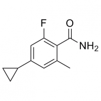 MC82551 Benzamide, 4-cyclopropyl-2-fluoro-6-methyl- 1242156-52-0 Benzamide, 4-cyclopropyl-2-fluoro-6-methyl-