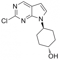 MC83715 Cyclohexanol, 4-(2-chloro-7H-pyrrolo[2,3-d]pyrimidin-7-yl)-, trans- 1621619-12-2 Cyclohexanol, 4-(2-chloro-7H-pyrrolo[2,3-d]pyrimidin-7-yl)-, trans-