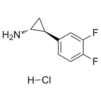 MC83123 Cyclopropanamine, 2-(3,4-difluorophenyl)-, hydrochloride (1:1), (1R,2S)- 1402222-66-5 Cyclopropanamine, 2-(3,4-difluorophenyl)-, hydrochloride (1:1), (1R,2S)-