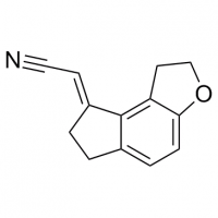MC84233 Acetonitrile, 2-(1,2,6,7-tetrahydro-8H-indeno[5,4-b]furan-8-ylidene)-, (2E)- 196597-79-2 Acetonitrile, 2-(1,2,6,7-tetrahydro-8H-indeno[5,4-b]furan-8-ylidene)-, (2E)-