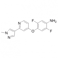MC82435 Benzenamine, 2,5-difluoro-4-[[2-(1-methyl-1H-pyrazol-4-yl)-4-pyridinyl]oxy]- 1225278-35-2 Benzenamine, 2,5-difluoro-4-[[2-(1-methyl-1H-pyrazol-4-yl)-4-pyridinyl]oxy]-