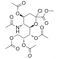 MC82851 D-glycero-D-galacto-2-Nonulopyranosonic acid, 5-(acetylamino)-2-chloro-2,3,5-trideoxy-, methyl ester, 4,7,8,9-tetraacetate 132883-18-2 D-glycero-D-galacto-2-Nonulopyranosonic acid, 5-(acetylamino)-2-chloro-2,3,5-trideoxy-, methyl ester, 4,7,8,9-te