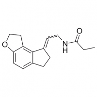 MC83002 Propanamide, N-[2-(1,2,6,7-tetrahydro-8H-indeno[5,4-b]furan-8-ylidene)ethyl]- 1365920-11-1 Propanamide, N-[2-(1,2,6,7-tetrahydro-8H-indeno[5,4-b]furan-8-ylidene)ethyl]-