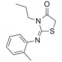 MC82458 4-Thiazolidinone, 2-[(2-methylphenyl)imino]-3-propyl-, (2Z)- 1228116-62-8 4-Thiazolidinone, 2-[(2-methylphenyl)imino]-3-propyl-, (2Z)-