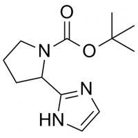 MC82950 1-Pyrrolidinecarboxylic acid, 2-(1H-imidazol-2-yl)-, 1,1-dimethylethyl ester 1352719-15-3 1-Pyrrolidinecarboxylic acid, 2-(1H-imidazol-2-yl)-, 1,1-dimethylethyl ester