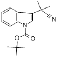 MC85191 1H-Indole-1-carboxylic acid, 3-(1-cyano-1-methylethyl)-, 1,1-dimethylethyl ester 380626-46-0 3-(1-氰基-1-甲基乙基)-3-(1-氰基-1-甲基乙基)-1H-吲哚-1-羧酸-1,1-二甲基乙酯