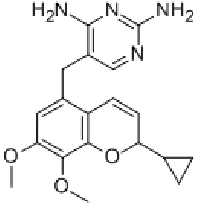 MC84171 5-[(2-cyclopropyl-7,8-dimethoxy-2H-chromen-5-yl)methyl]pyrimidine-2,4- diamine 192314-93-5 艾拉普林