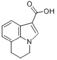 MC82571 4H-PYRROLO[3,2,1-IJ]QUINOLINE-1-CARBOXYLIC ACID,5,6-DIHYDRO- 124730-56-9 5,6-二氢-4H-吡咯并[3,2,1-IJ]喹啉-1-羧酸