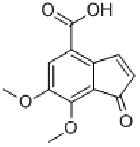MC83457 1H-Indene-4-carboxylic acid, 2,3-dihydro-6,7-dimethoxy-1-oxo- 148050-74-2 2,3-二氢-6,7-二甲氧基-1-氧代-1H-茚-4-羧酸