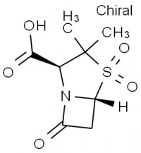 MC80894 (2S-Cis)-3,3-Dimethyl-7-Oxo-4-Thia-1-Azabicyclo[3,2,0]Heptane-2-Carboxylic Acid 4,4-Dioxide; (2S-Cis)-3,3-Dimethyl-7-Oxy-4-Sulph-1-Aza Dicyclo[3,2,0]Heptane-2-Carboxylic Acid 4,4-Dioxide 68373-14-8 舒巴坦酸