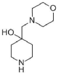 MC77884 4-MORPHOLIN-4-YLMETHYL-PIPERIDIN-4-OL 885654-56-8 4-(N-吗啉基甲基)哌啶-4-醇