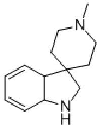MC75452 1,2-DIHYDRO-1'-METHYLSPIRO[3H-INDOLE-3,4'-PIPERIDINE] 69584-91-4 1-甲基螺[吲哚啉-3,4-哌啶]盐酸盐