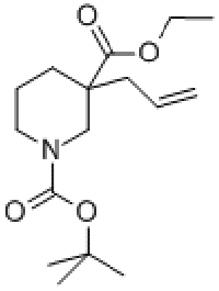 MC85148 1,3-Piperidinedicarboxylic acid, 3-(2-propen-1-yl)-, 1-(1,1-dimethylethyl) 3-ethyl ester 374795-32-1 1-BOC-3-烯丙基哌啶-3-甲酸乙酯